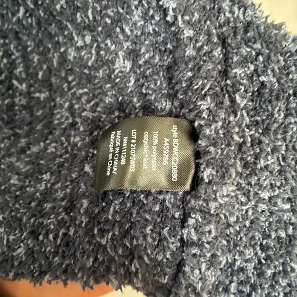 BAREFOOT DREAMS Blue CozyChic Cabin Cable Knit Cardigan Women’s Size XS - Picture 6 of 8